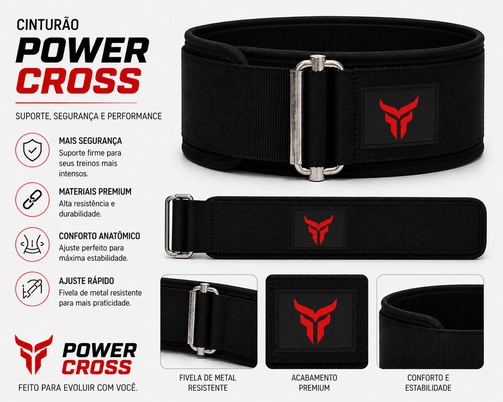 CINTO LOMBAR POWER CROSS