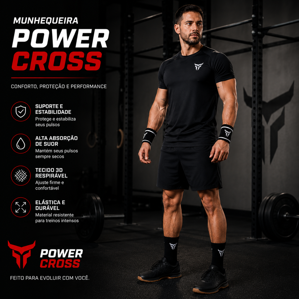 Munhequeira Power Cross