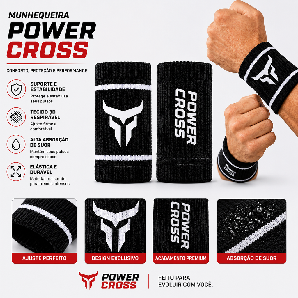 Munhequeira Power Cross