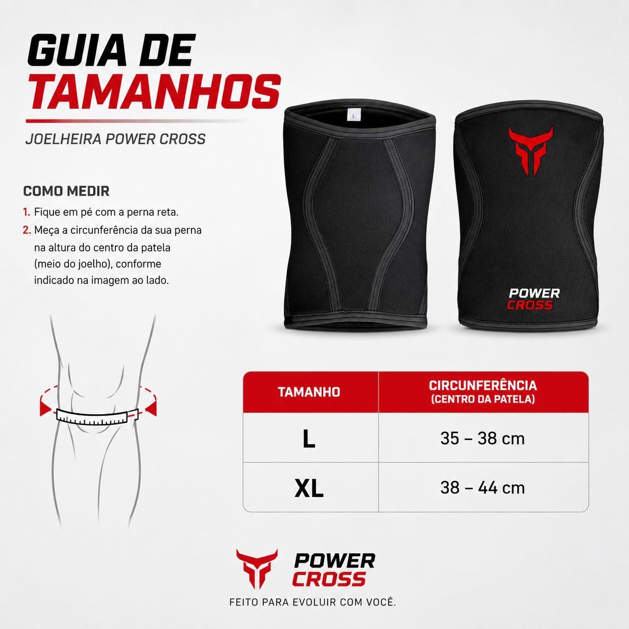 Joelheira Neoprene 7mm Reforçada Lpo