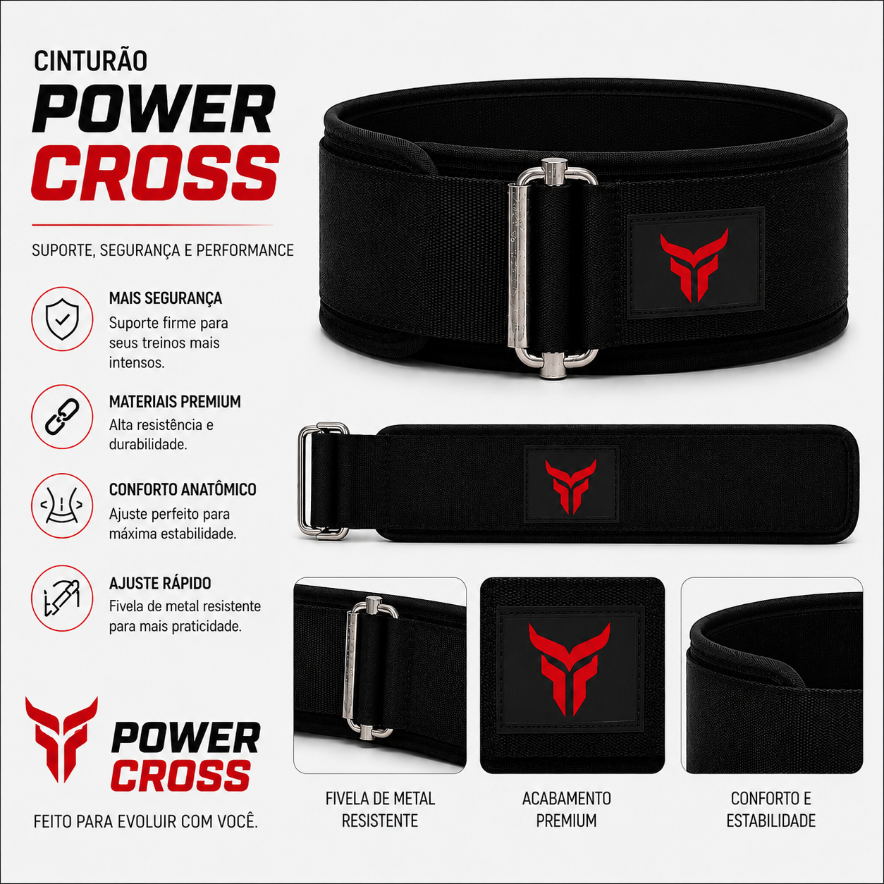 CINTO LOMBAR POWER CROSS