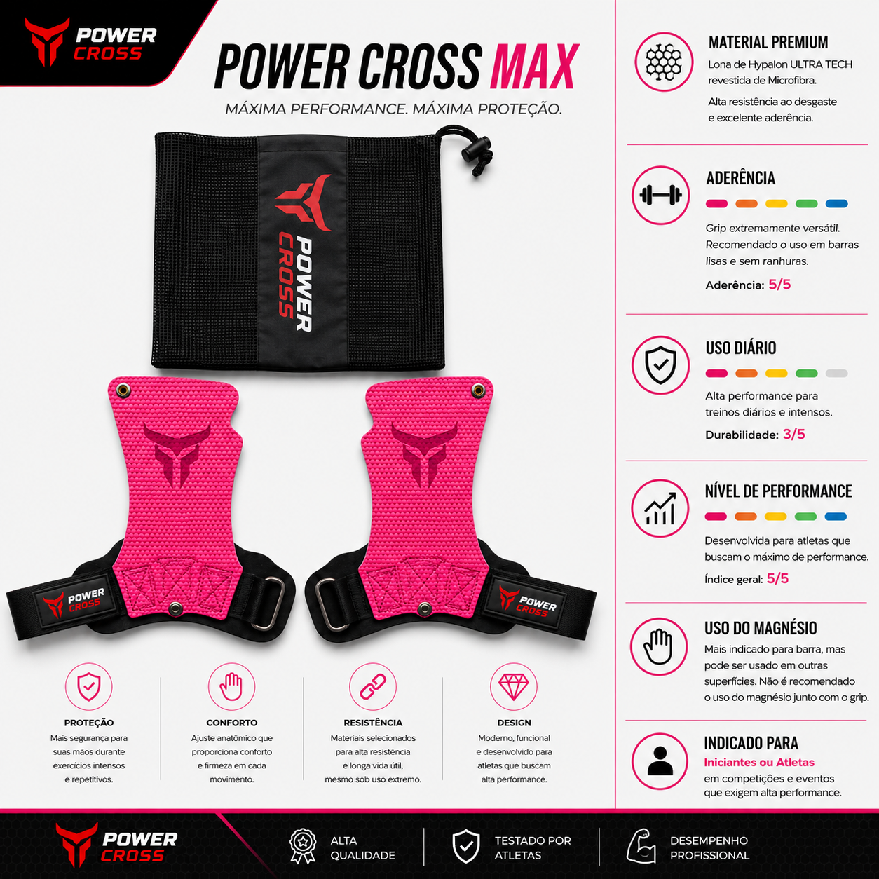Power Cross MAX pink