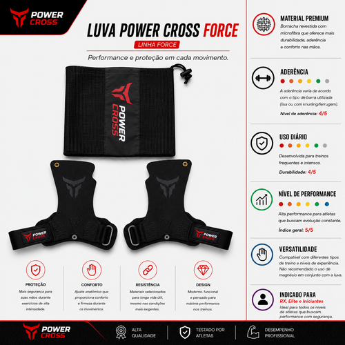 Hand Grip FORCE Preta