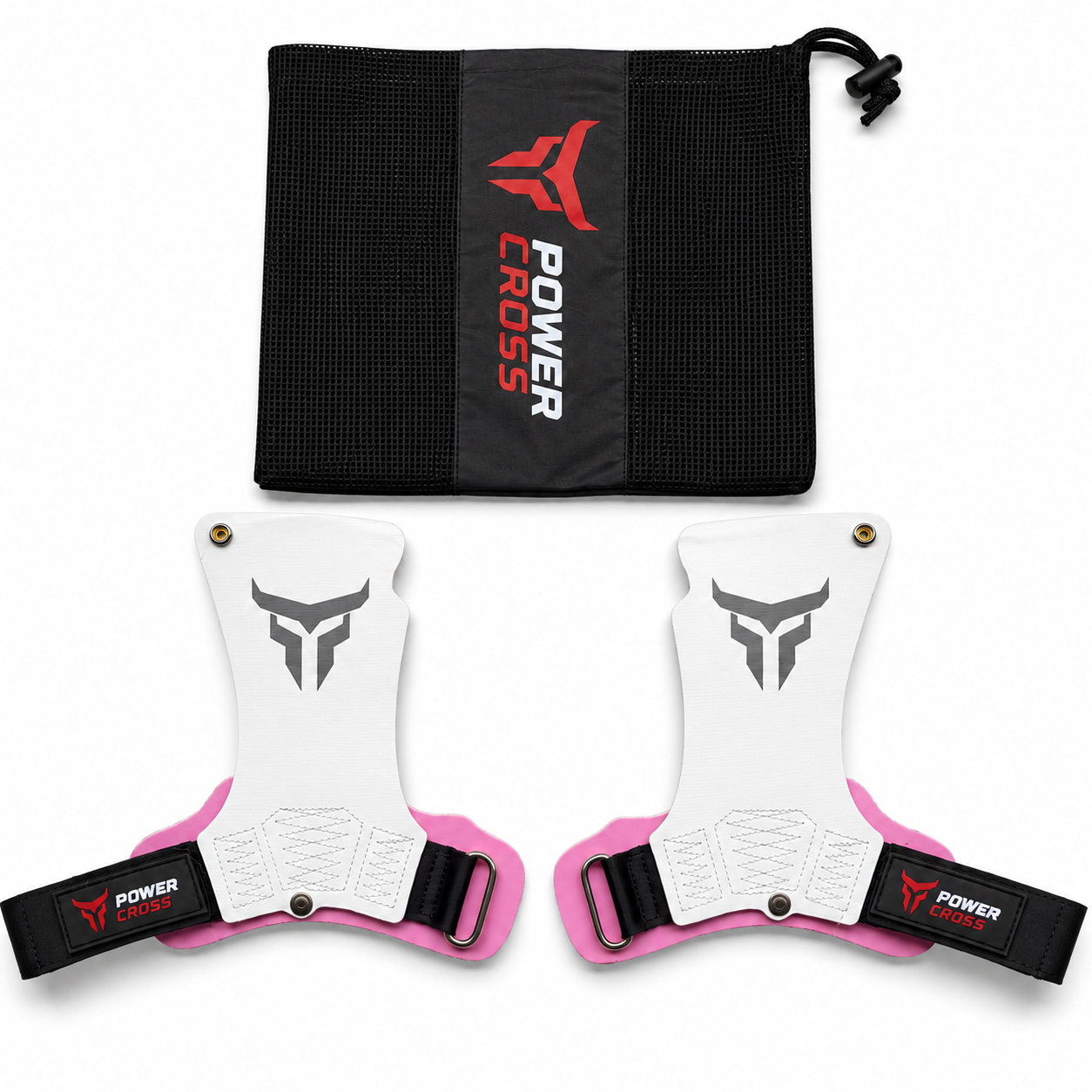 Hand Grip FORCE Rosa c/Branco